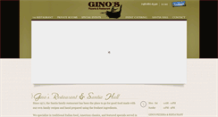 Desktop Screenshot of ginospizzakeego.com